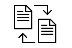 File sharing Illustration