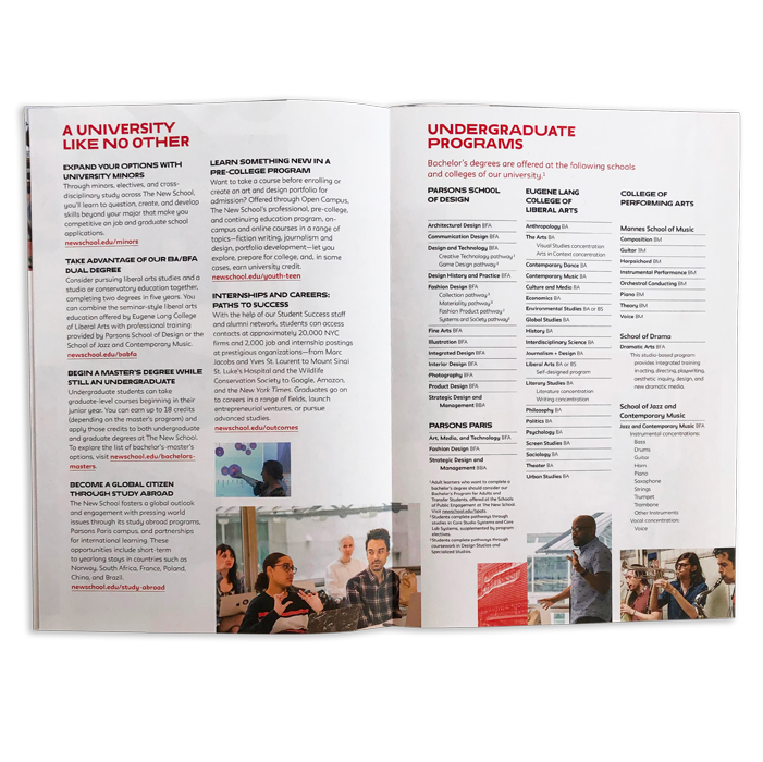 Booklet spread